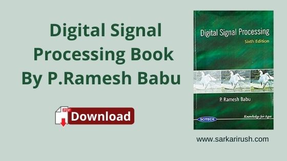 Digital signal processing ramesh babu pdf