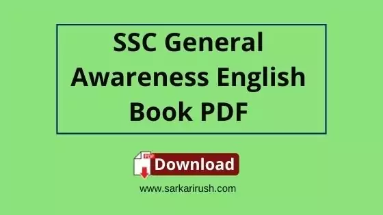 ssc general awareness english pdf