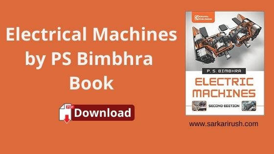 electrical machines by ps bimbhra pdf
