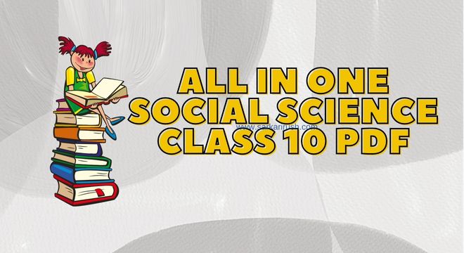 all in one social science class 10 pdf