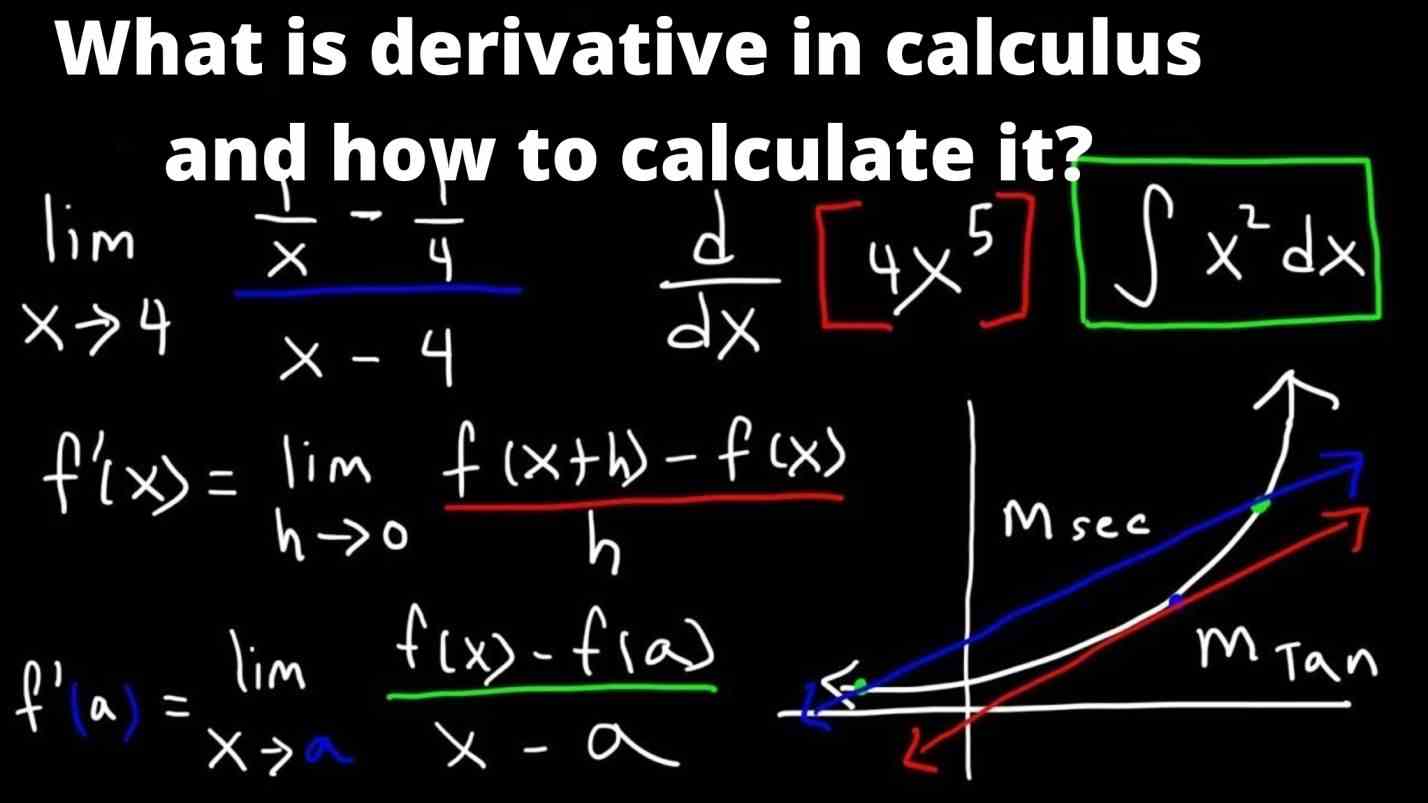 derivative in calculus pdf