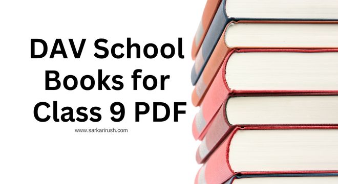 dav school books for class 9 pdf